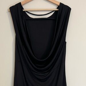 Sexy black dress w open back